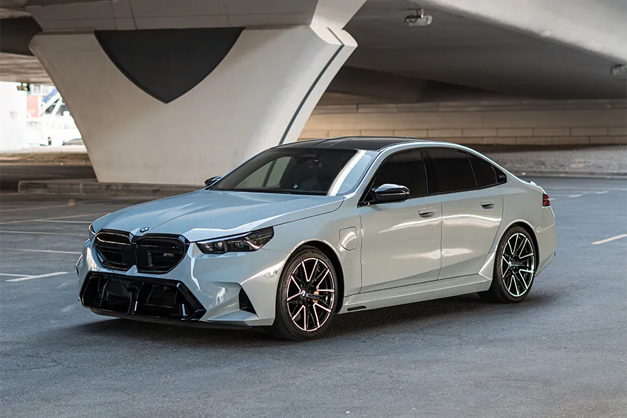 BMW M5 Competition Grey Rental in Dubai