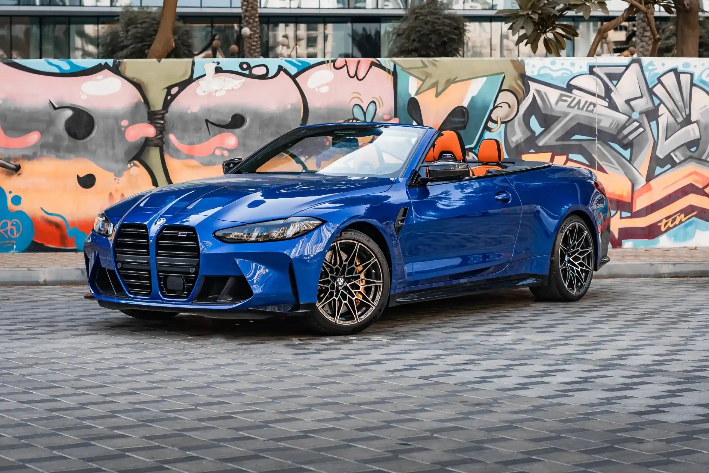 Rent a BMW M4 Competition Blue in Dubai