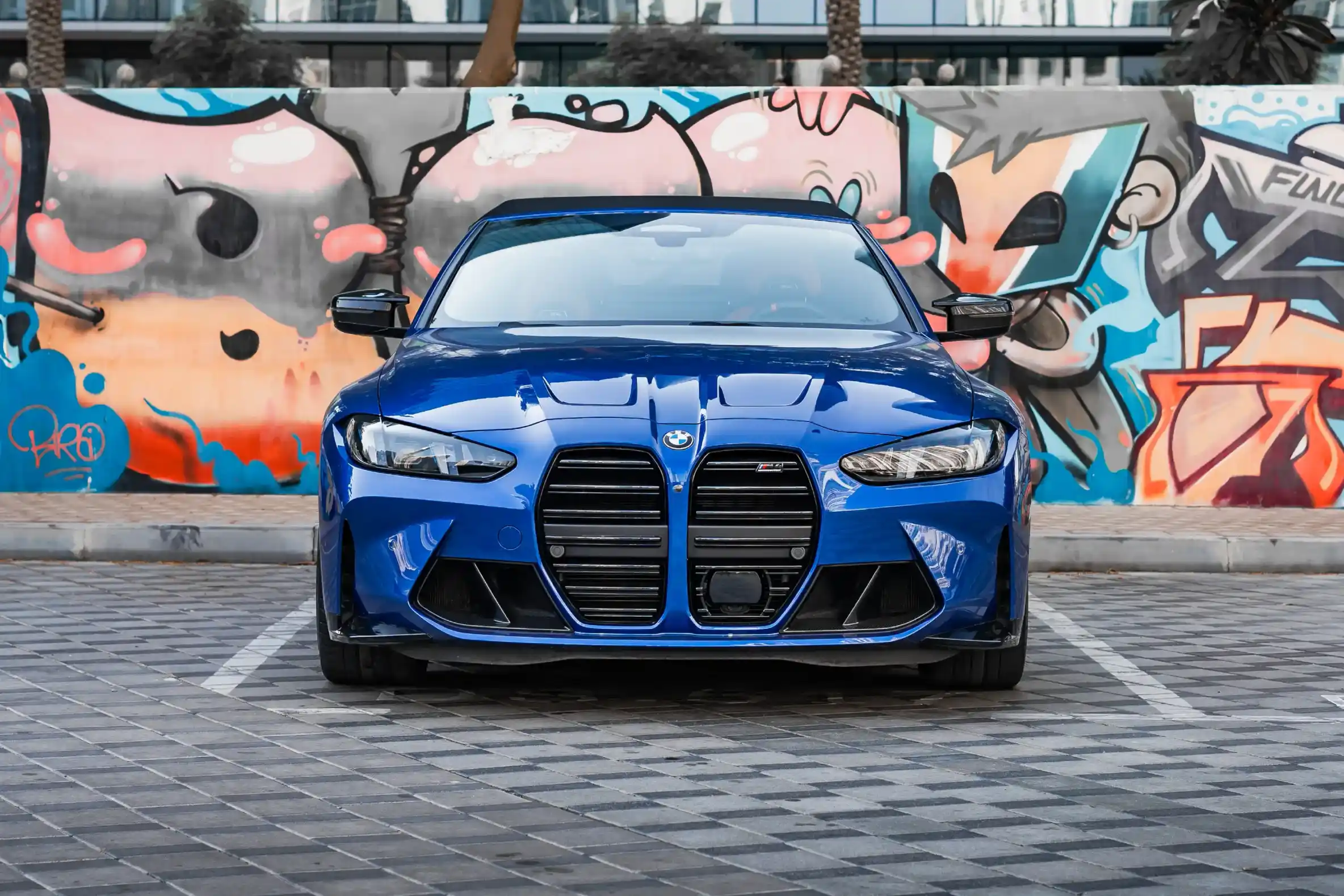 Rent a BMW M4 Competition Blue in Dubai photo 3