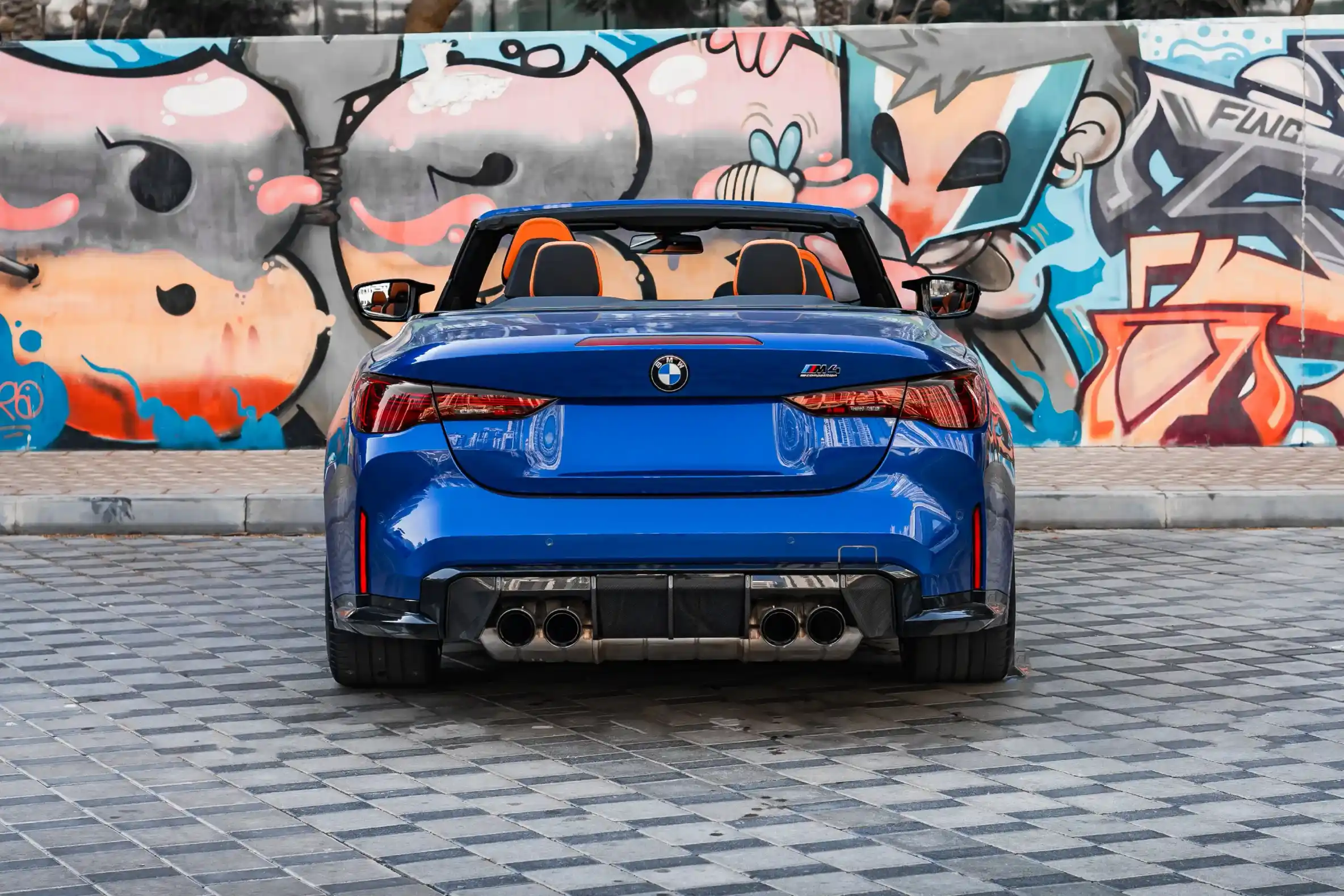 Rent a BMW M4 Competition Blue in Dubai photo 4