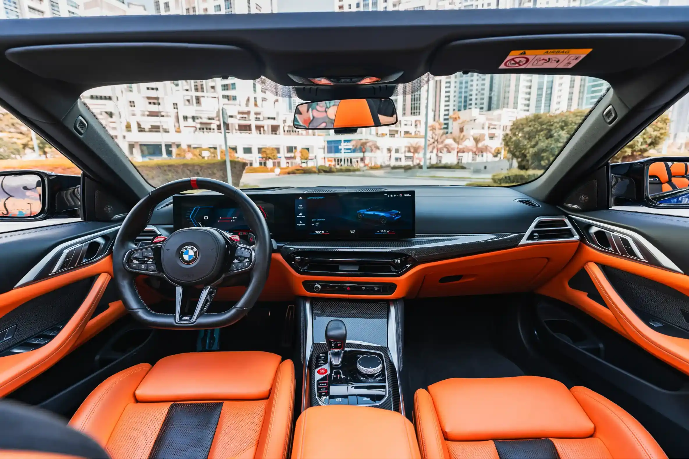 Rent a BMW M4 Competition Blue in Dubai photo 6