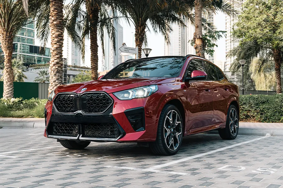 BMW X2 Red Rental in Dubai