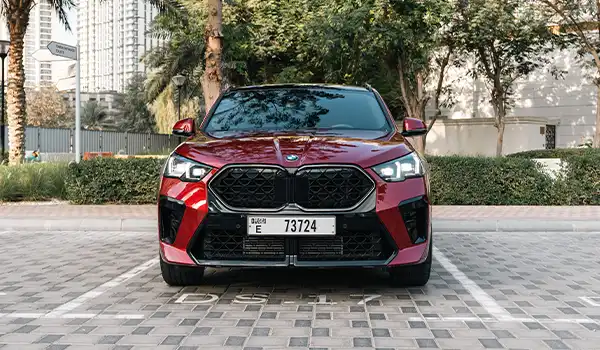 BMW X2 Red Rental in Dubai photo 4