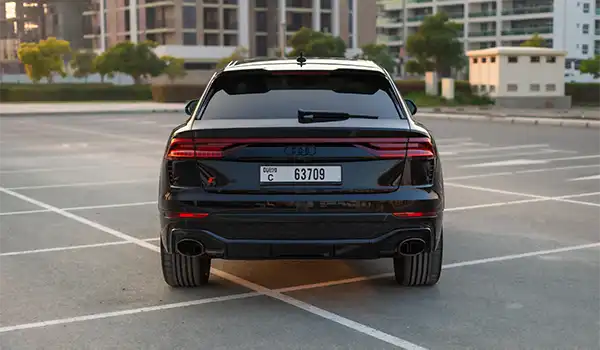 Audi RS Q8 White Rental in Dubai photo 3