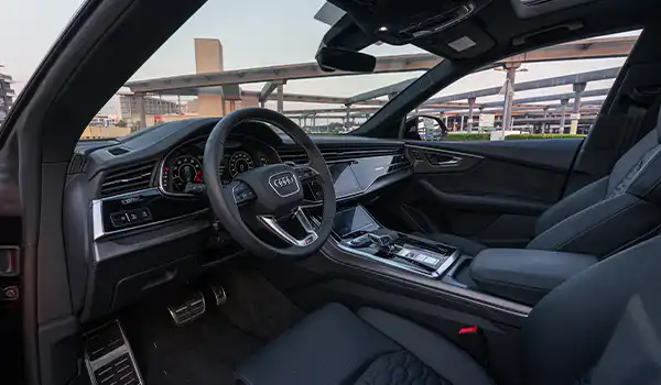Audi RS Q8 White Rental in Dubai photo 5