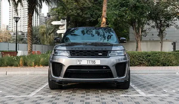 Land Rover Range Rover Sport SVR Grey for Rent in Dubai photo 2