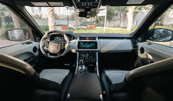 Land Rover Range Rover Sport SVR Grey for Rent in Dubai photo 5