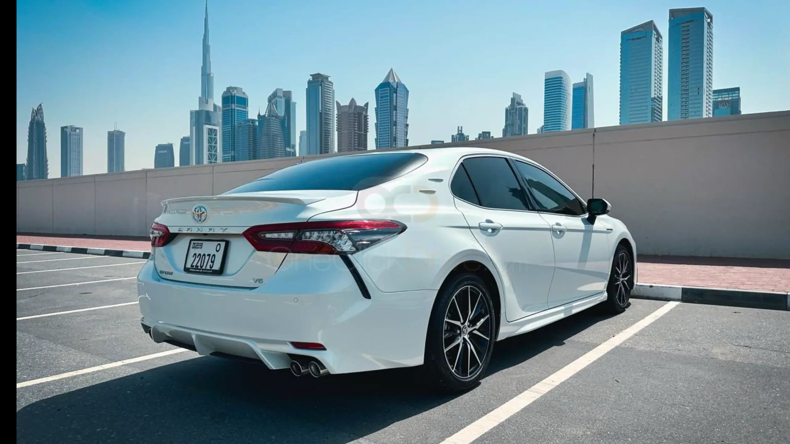 Rent Toyota Camry Silver in Dubai photo 2