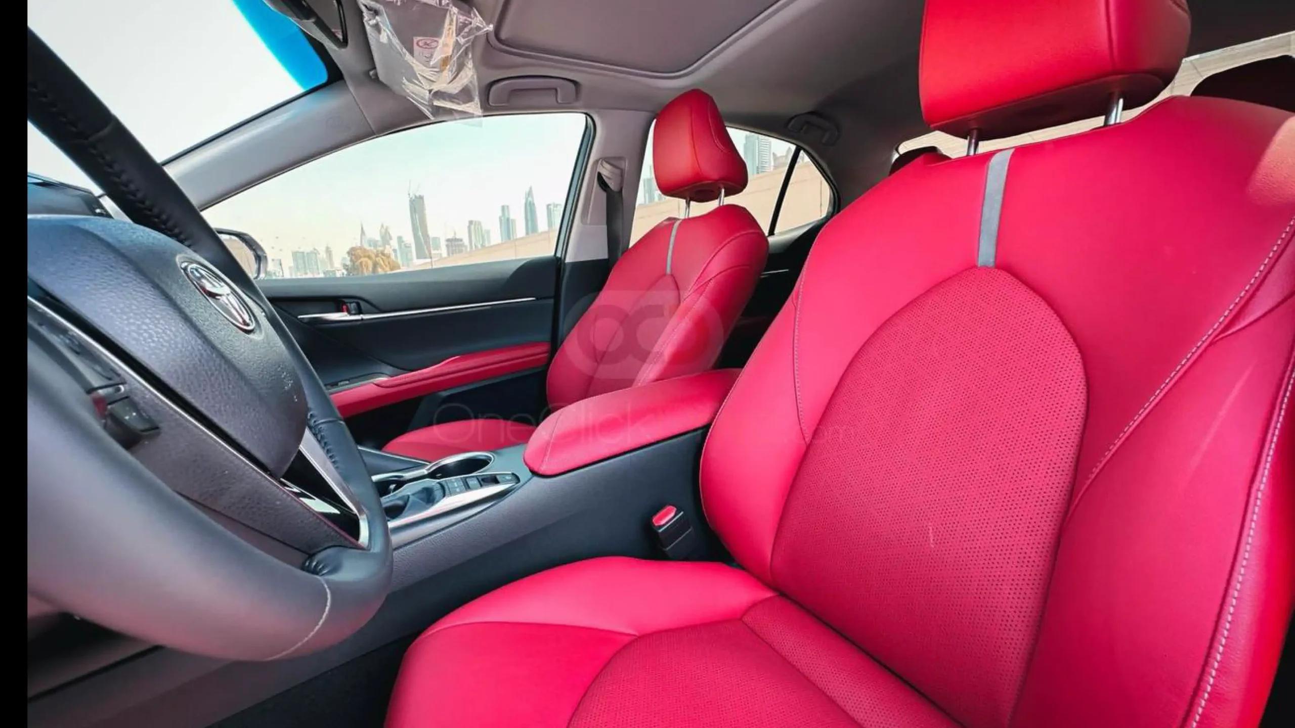 Rent Toyota Camry Silver in Dubai photo 3