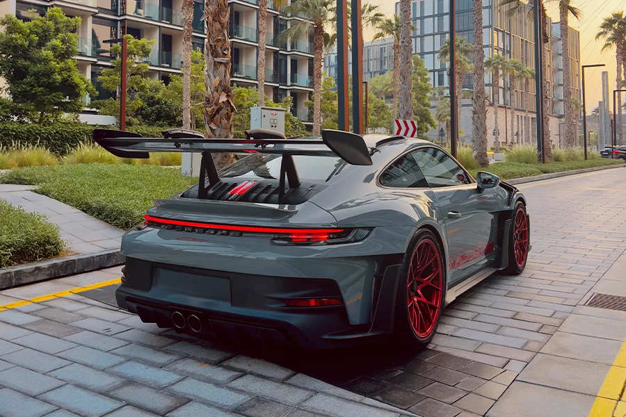 Rent Porsche 911 GT3 RS Grey in Dubai photo 2