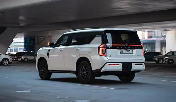 2025 Nissan Patrol White for Rent in Dubai photo 4