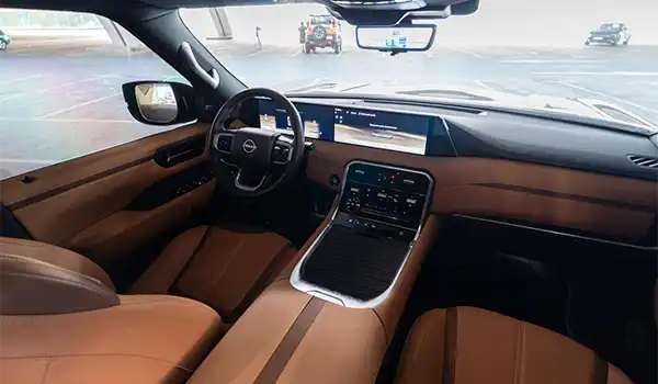 2025 Nissan Patrol White for Rent in Dubai photo 6
