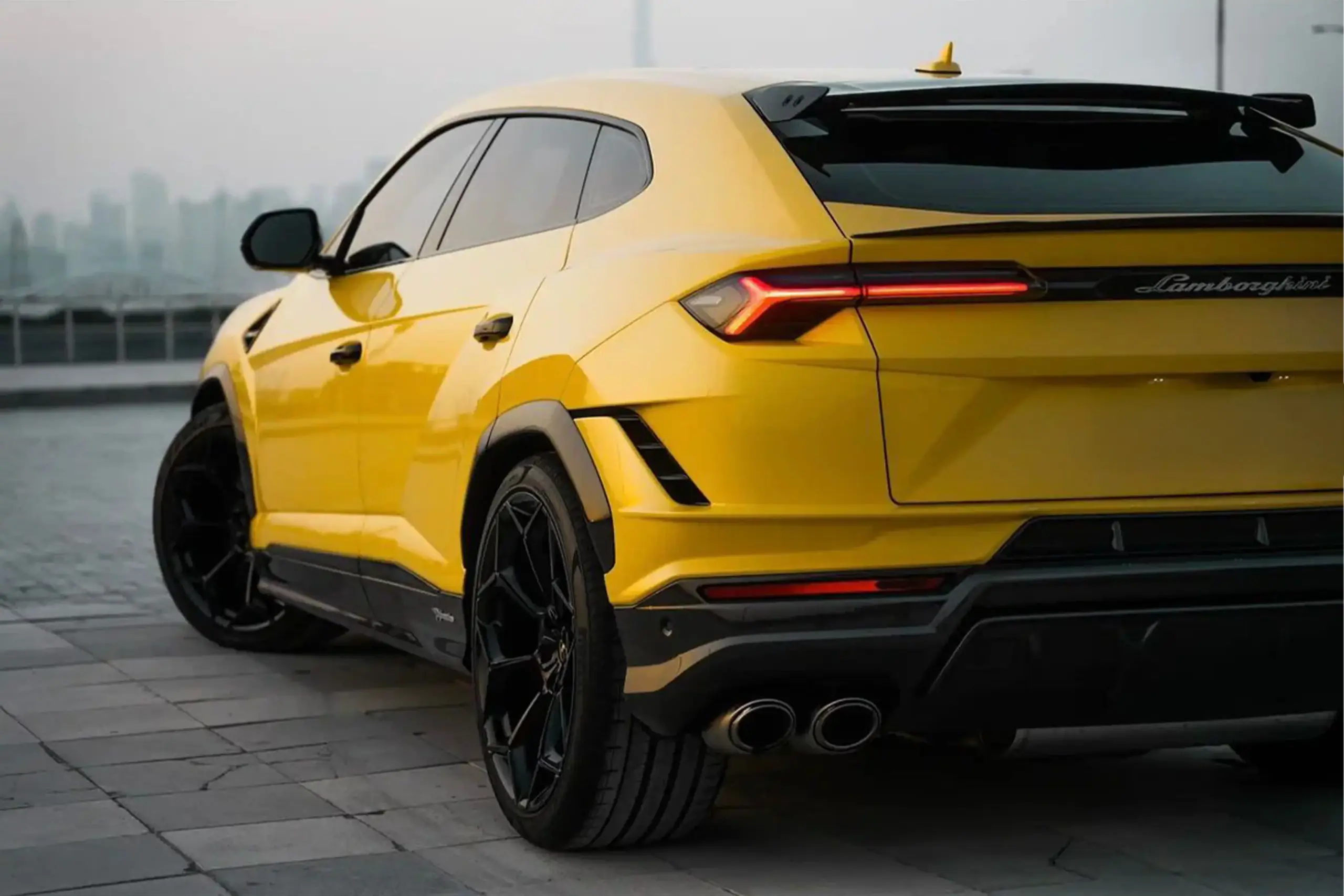 Rent Lamborghini Urus Yellow in Dubai photo 3