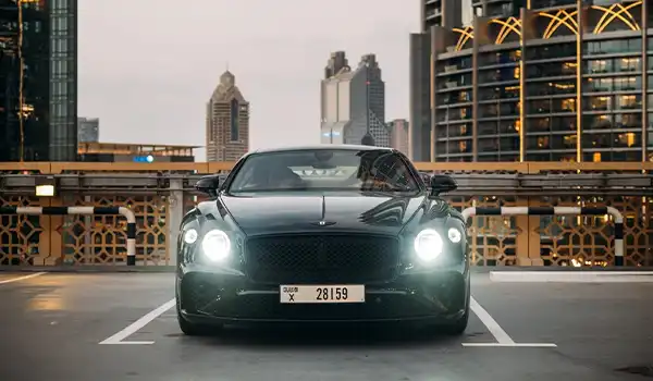 Bentley Continental GT Black Rental in Dubai photo 2