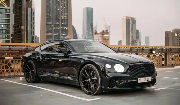 Bentley Continental GT Black Rental in Dubai photo 3