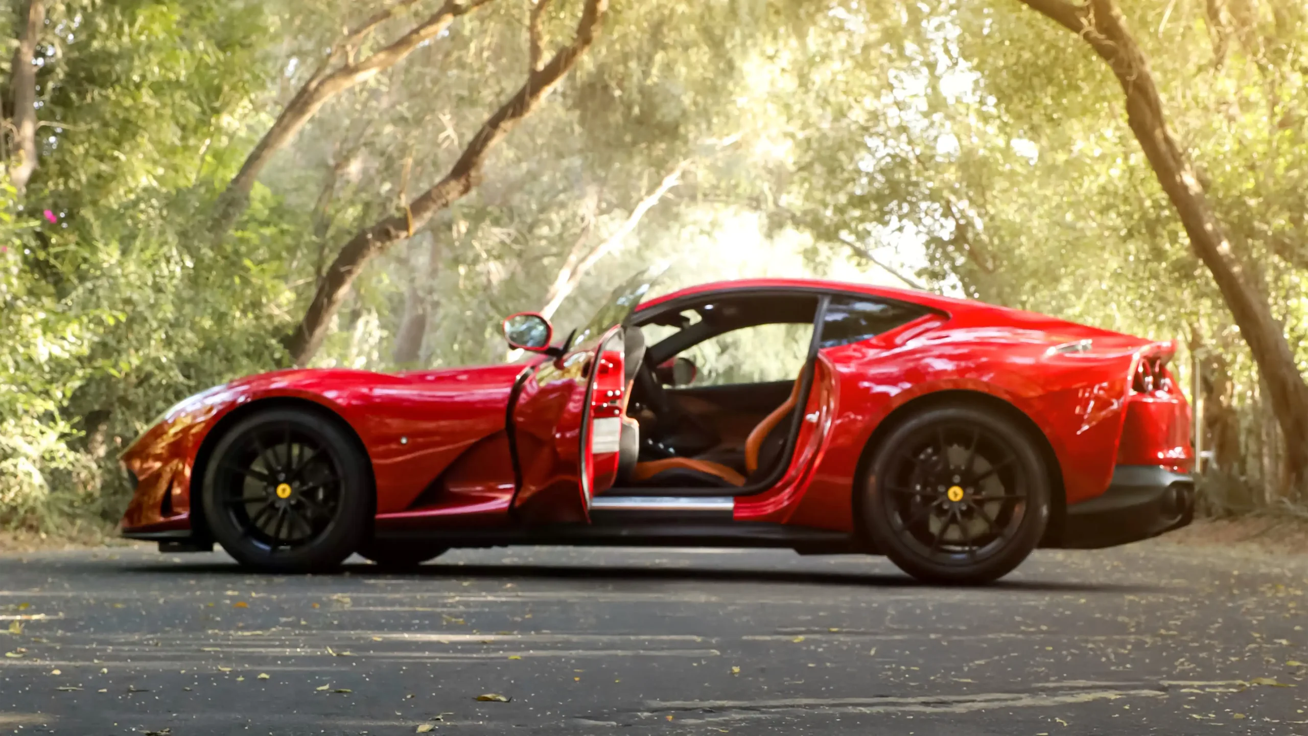 Rent a Ferrari 812 Superfast Red in Dubai photo 3