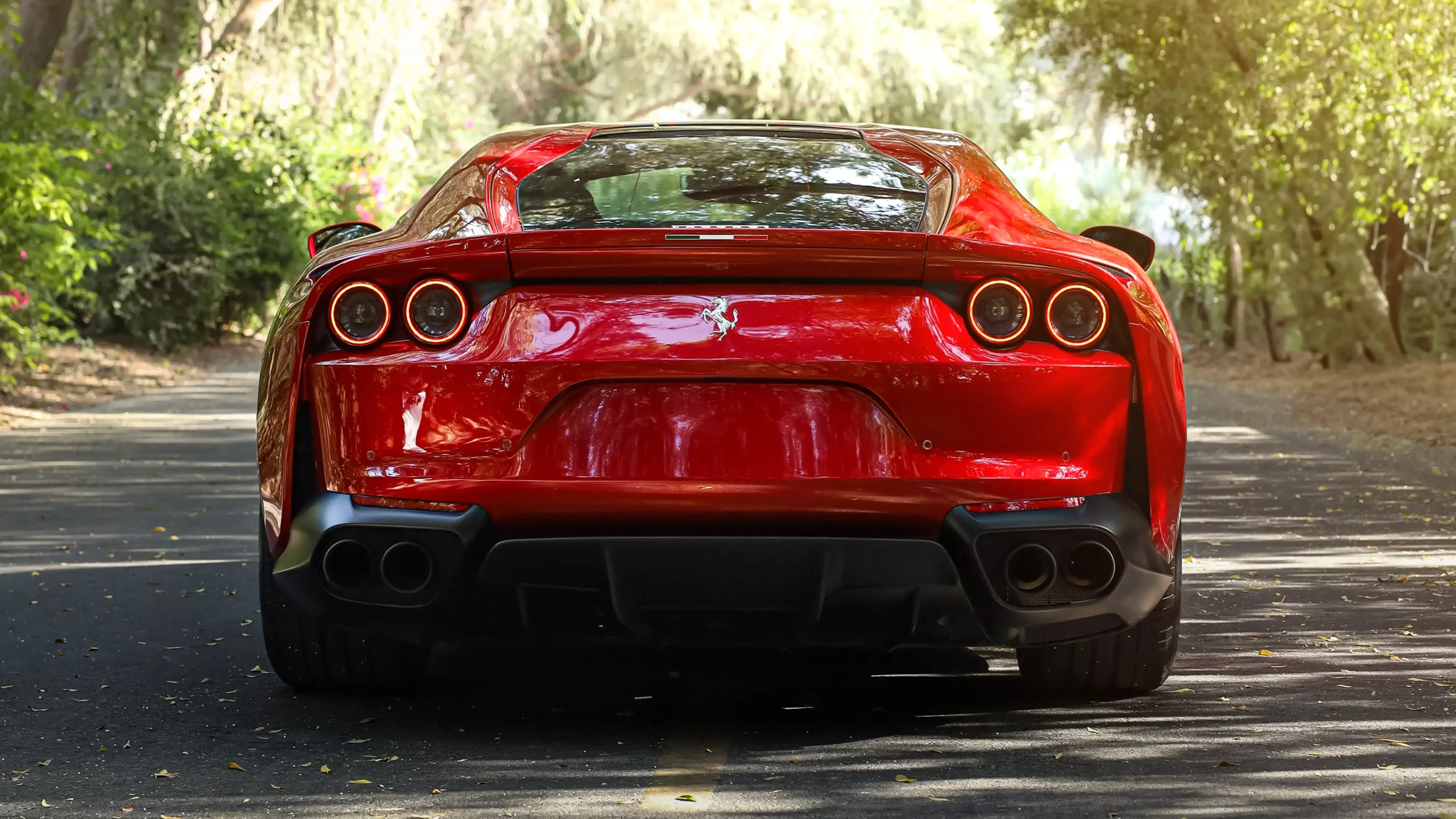 Rent a Ferrari 812 Superfast Red in Dubai photo 4
