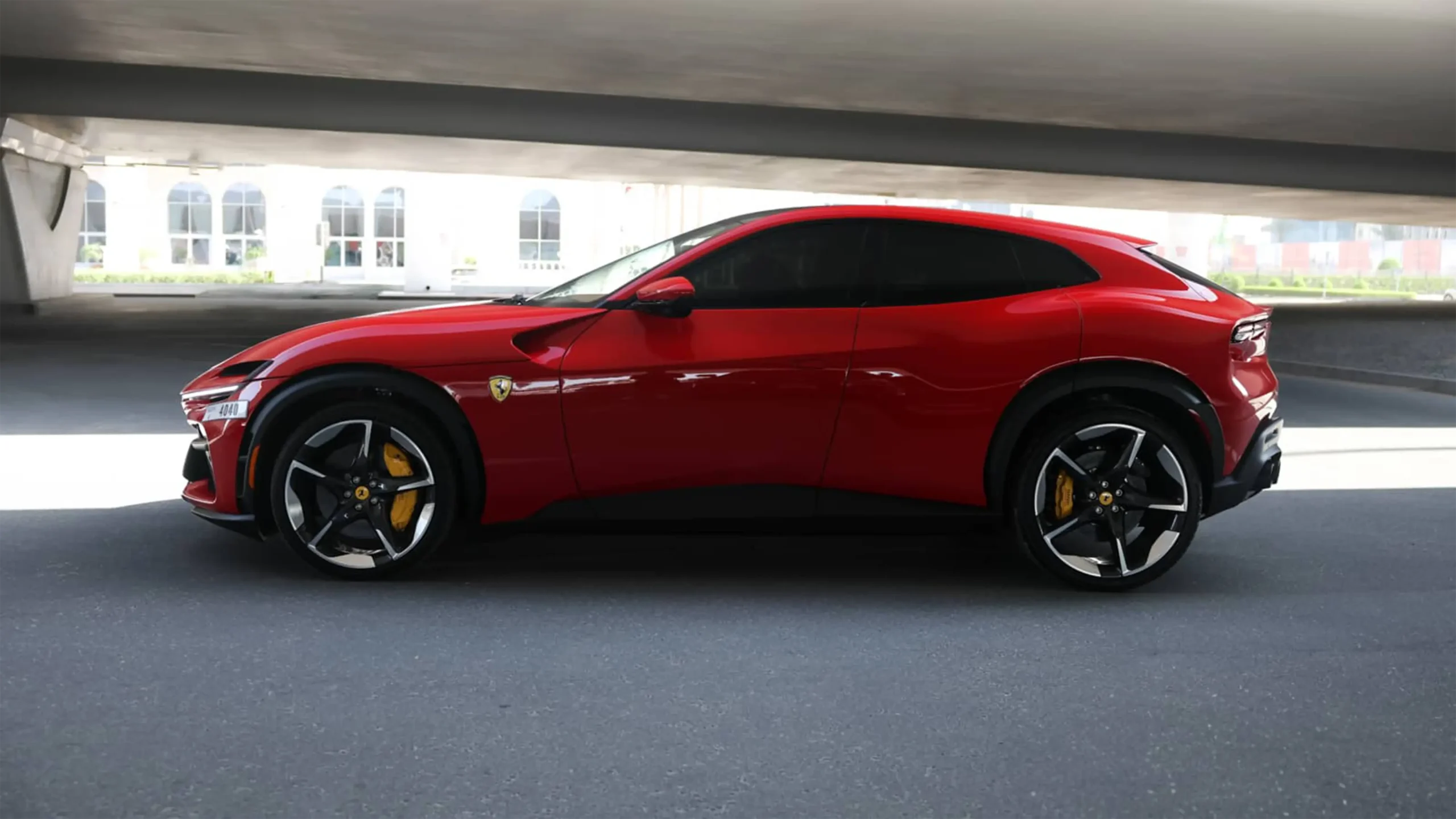Hire Ferrari Purosangue Red in Dubai photo 2