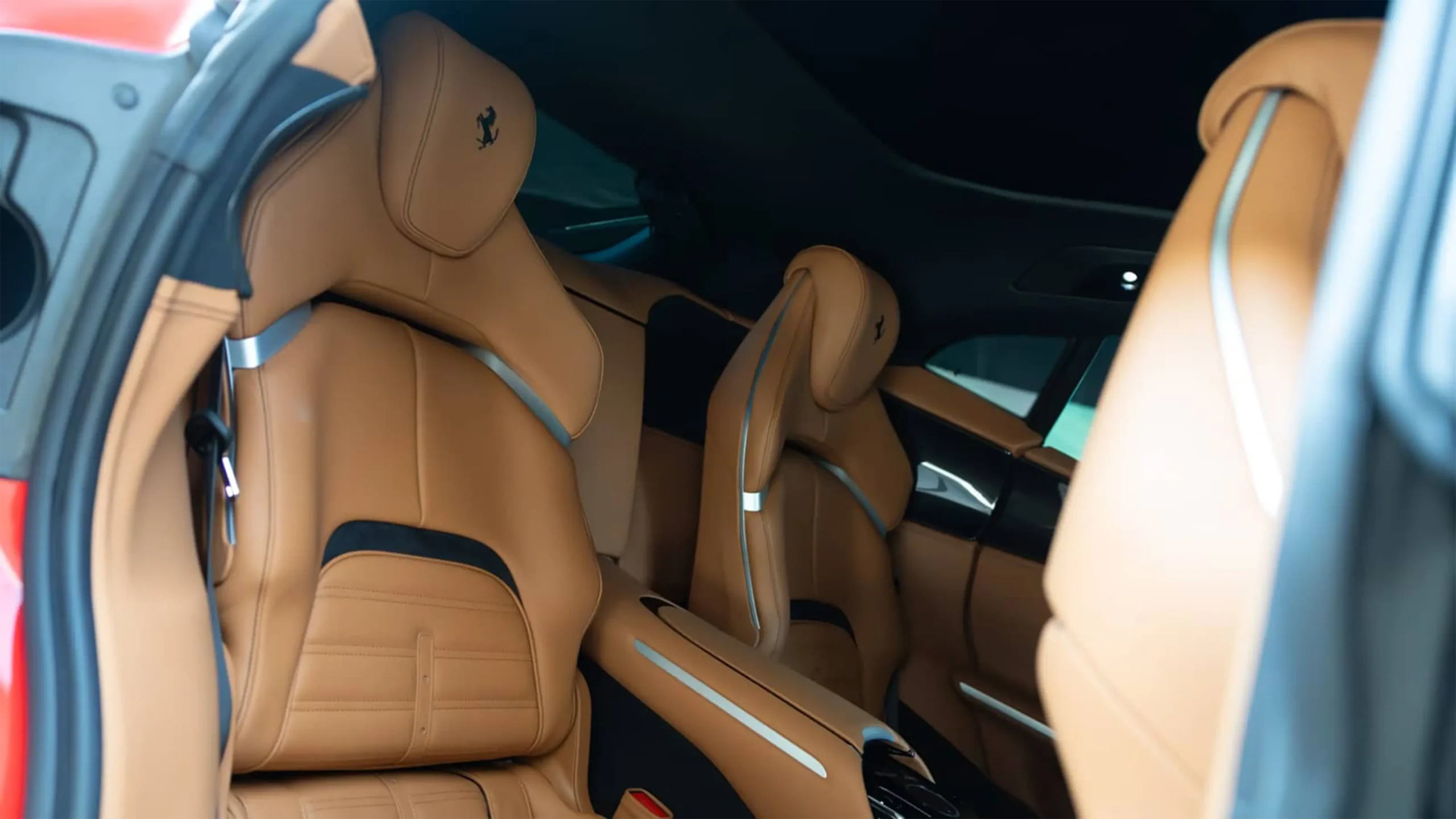 Hire Ferrari Purosangue Red in Dubai photo 6