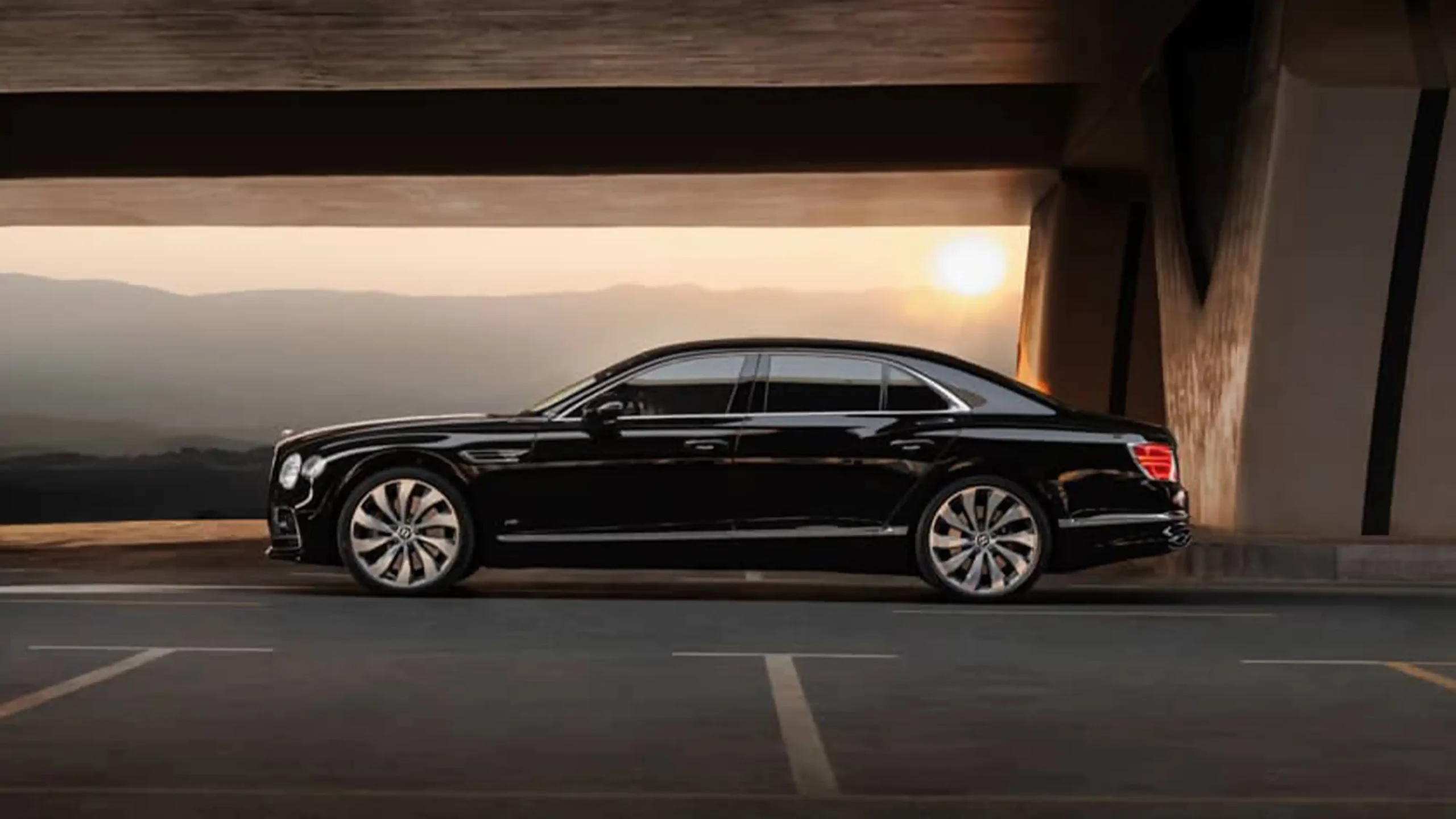 Rent a Bentley Flying Spur Black in Dubai photo 2
