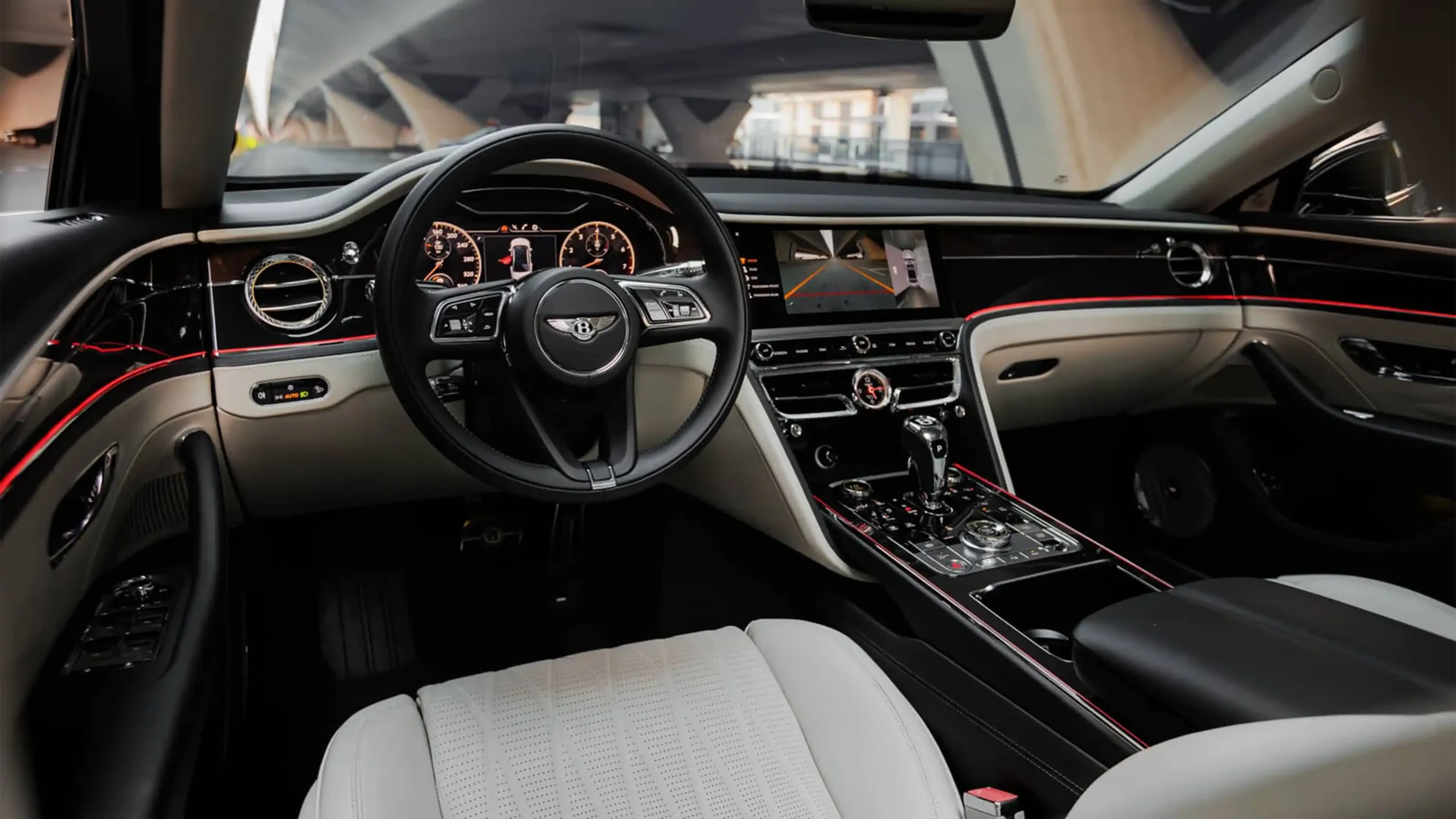Rent a Bentley Flying Spur Black in Dubai photo 4