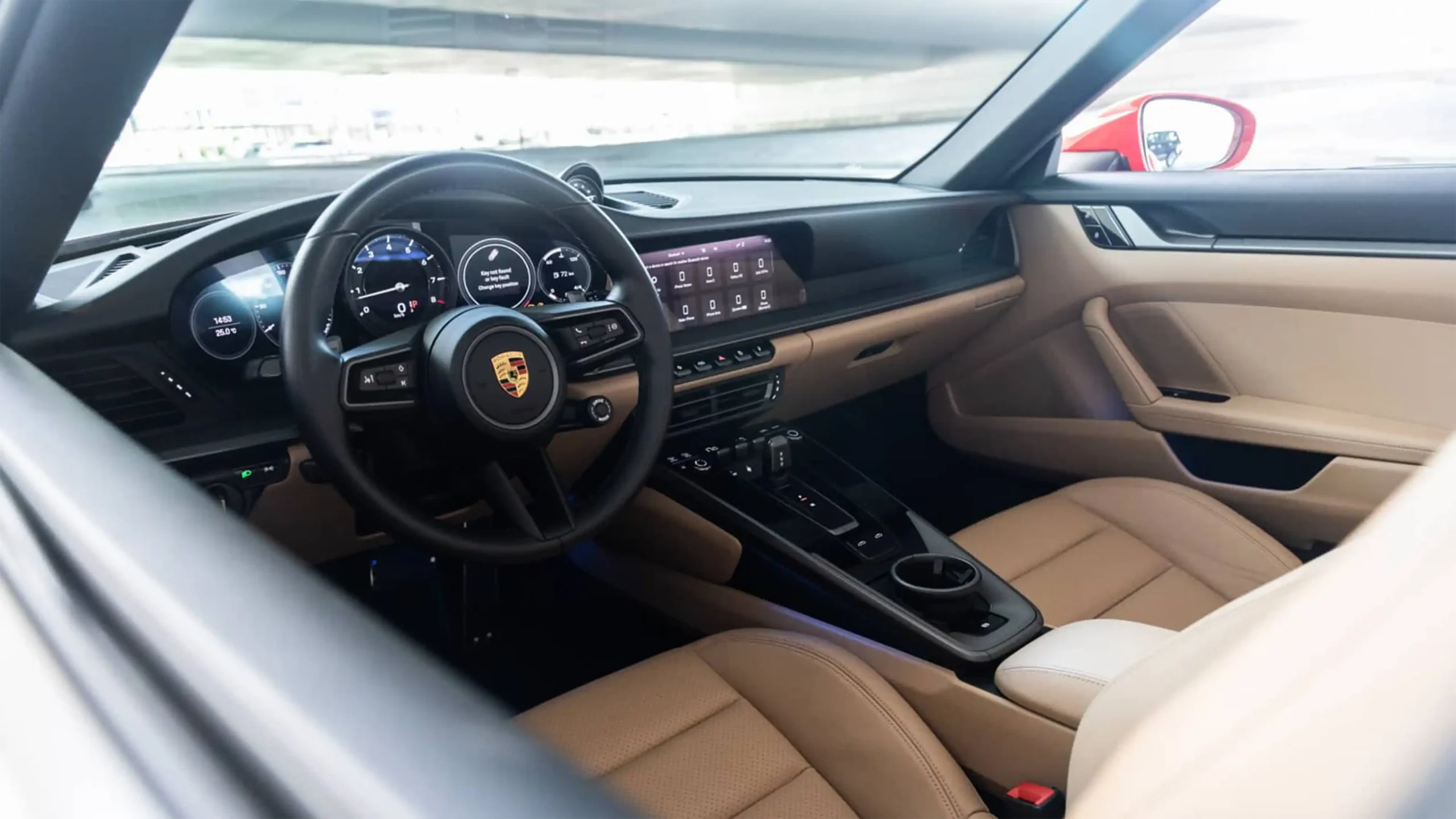 Porsche 911 Targa Red for Rent in Dubai photo 5