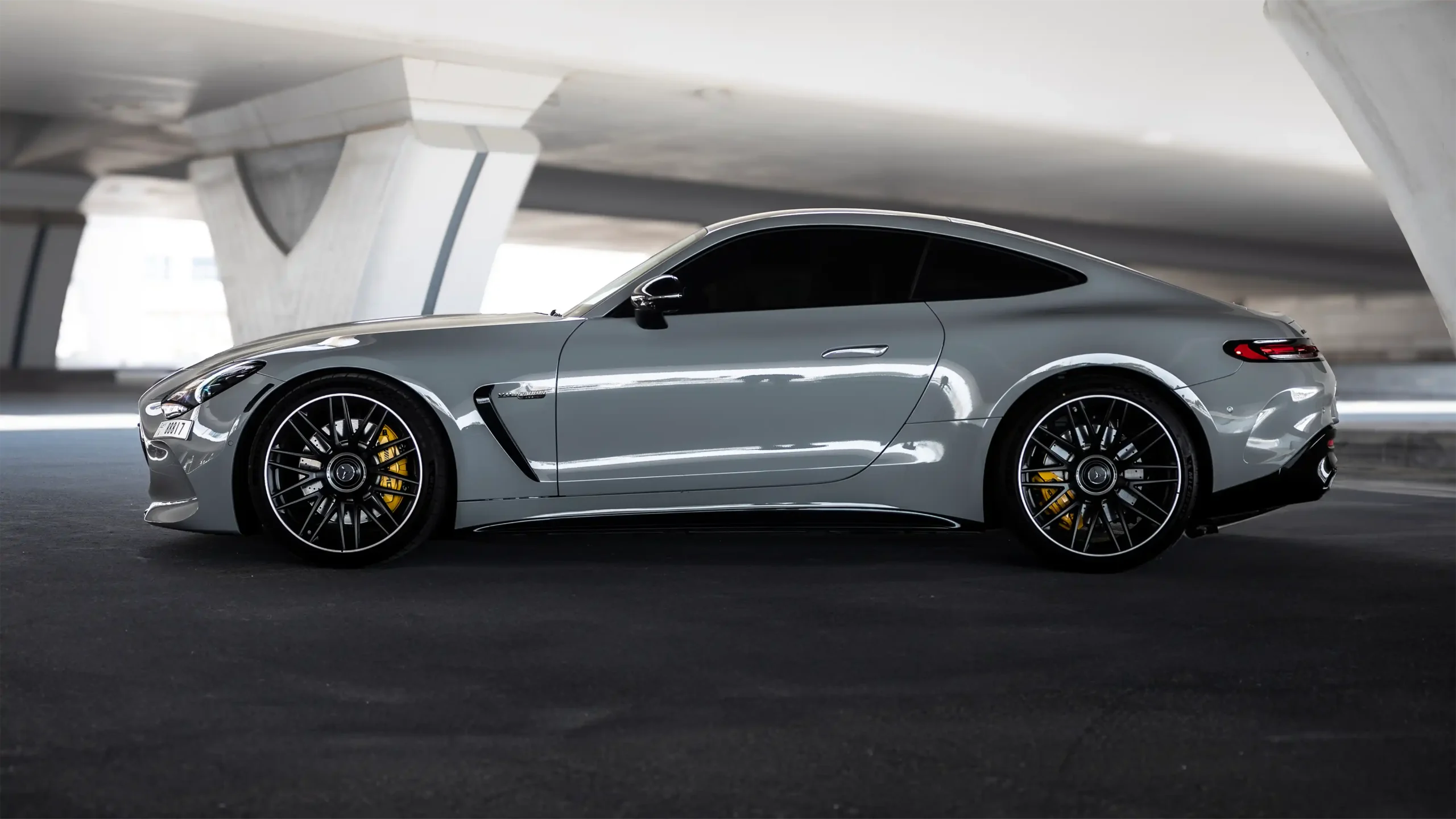 Rent a Mercedes-Benz AMG GT 63 Grey in Dubai photo 3