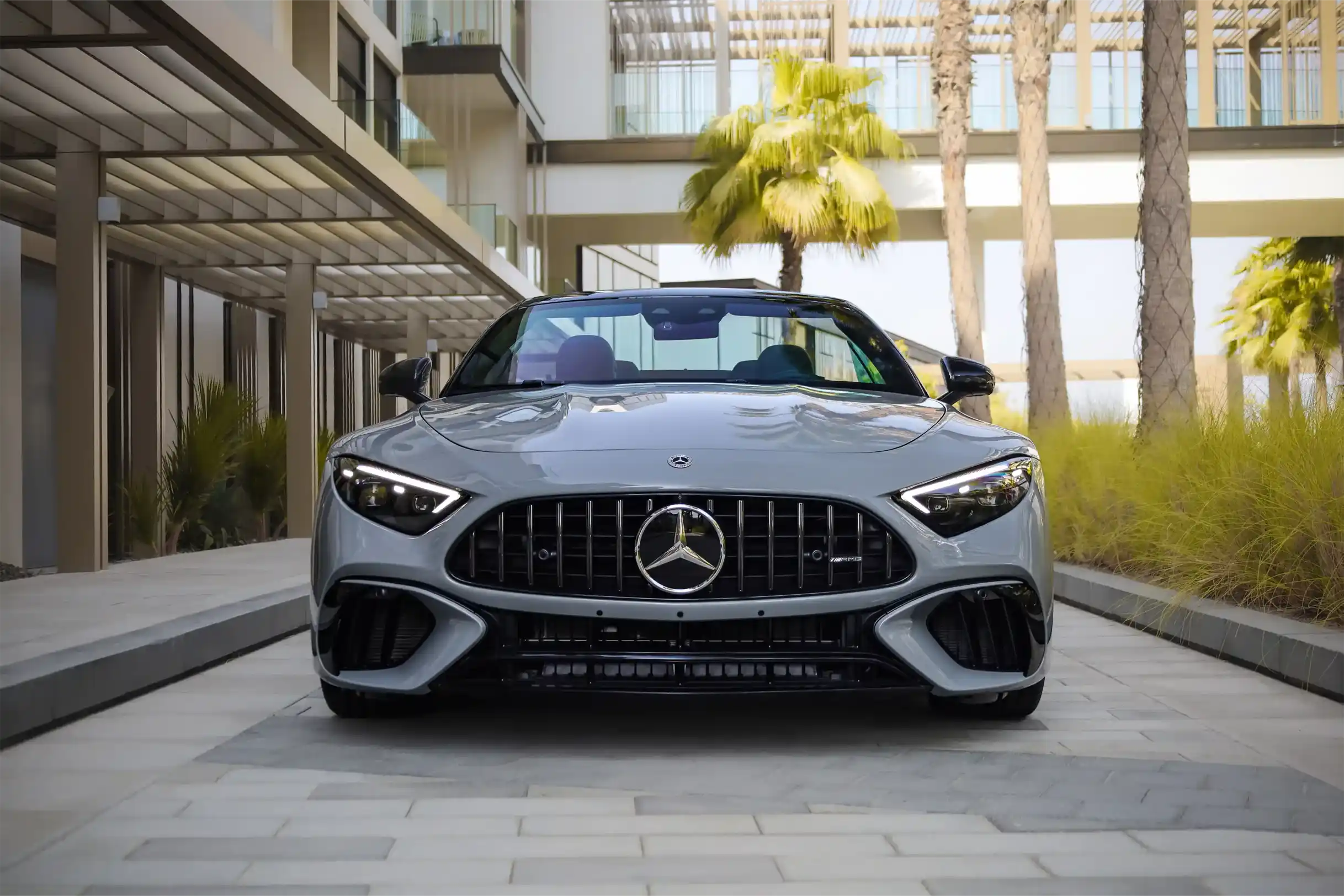 Rent a Mercedes-Benz SL 63 AMG Silver in Dubai photo 2