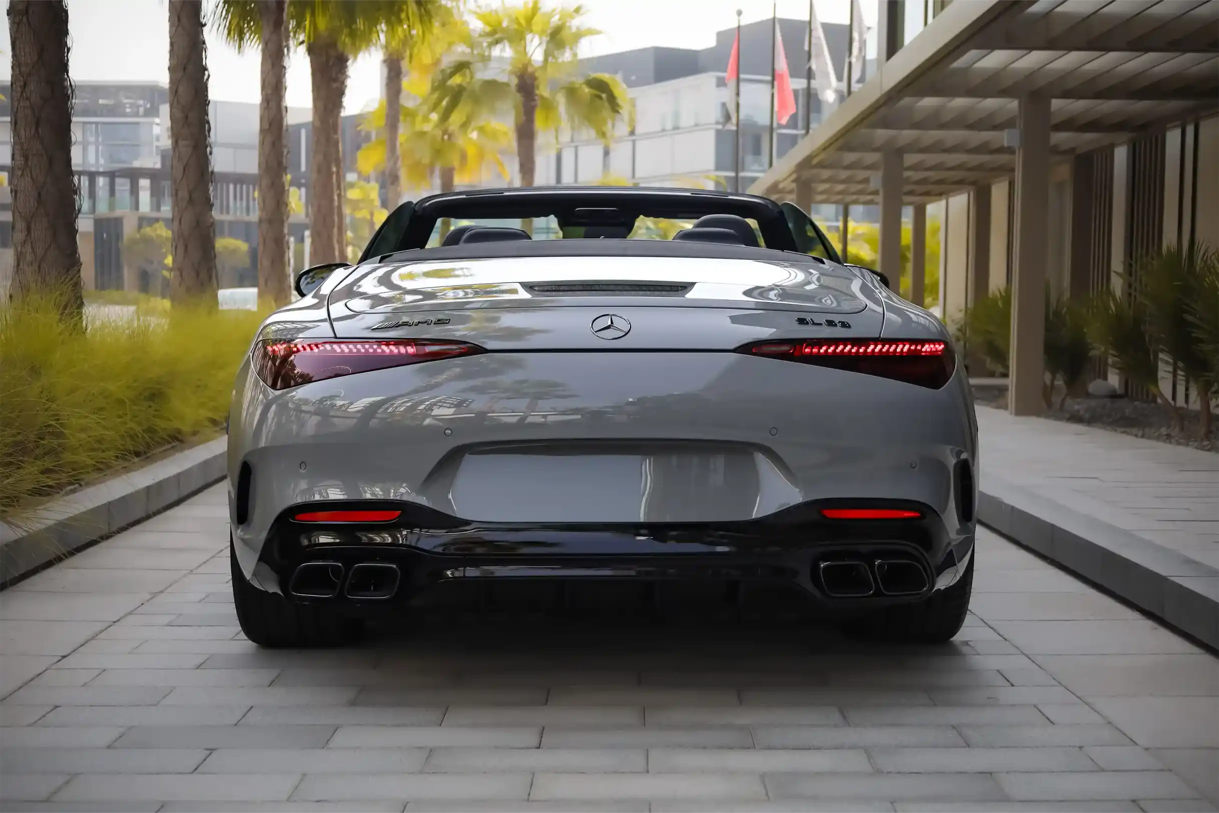 Rent a Mercedes-Benz SL 63 AMG Silver in Dubai photo 3