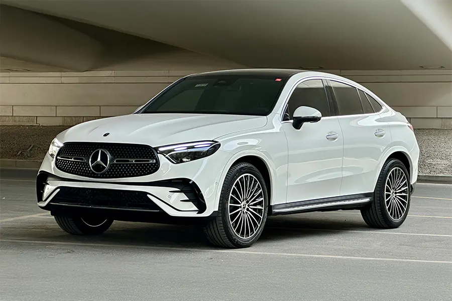 Mercedes-Benz GLC 200 White Rental in Dubai photo 1