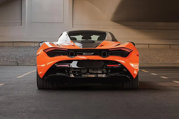 Hire McLaren 720S Orange in Dubai photo 2