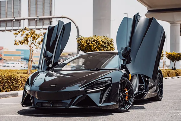 Rent McLaren Artura Black in Dubai