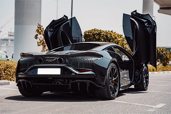 Rent McLaren Artura Black in Dubai photo 3