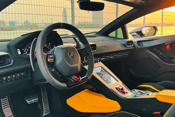 Rent a Lamborghini Huracan STO Blue in Dubai photo 6