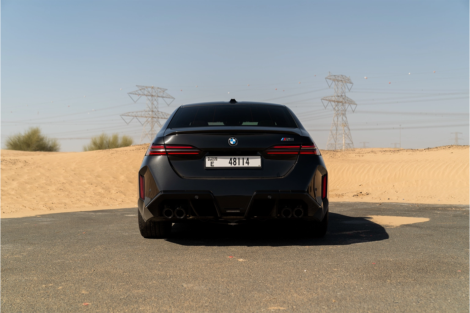 Hire BMW M5 Black in Dubai photo 3