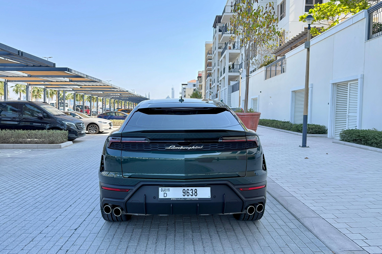 Rent a Lamborghini Urus SE Dark Green in Dubai photo 4