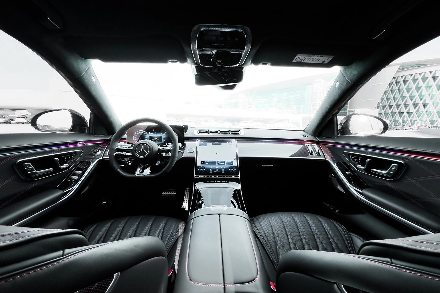 Rent Mercedes-Benz S63 AMG Silver in Dubai photo 4