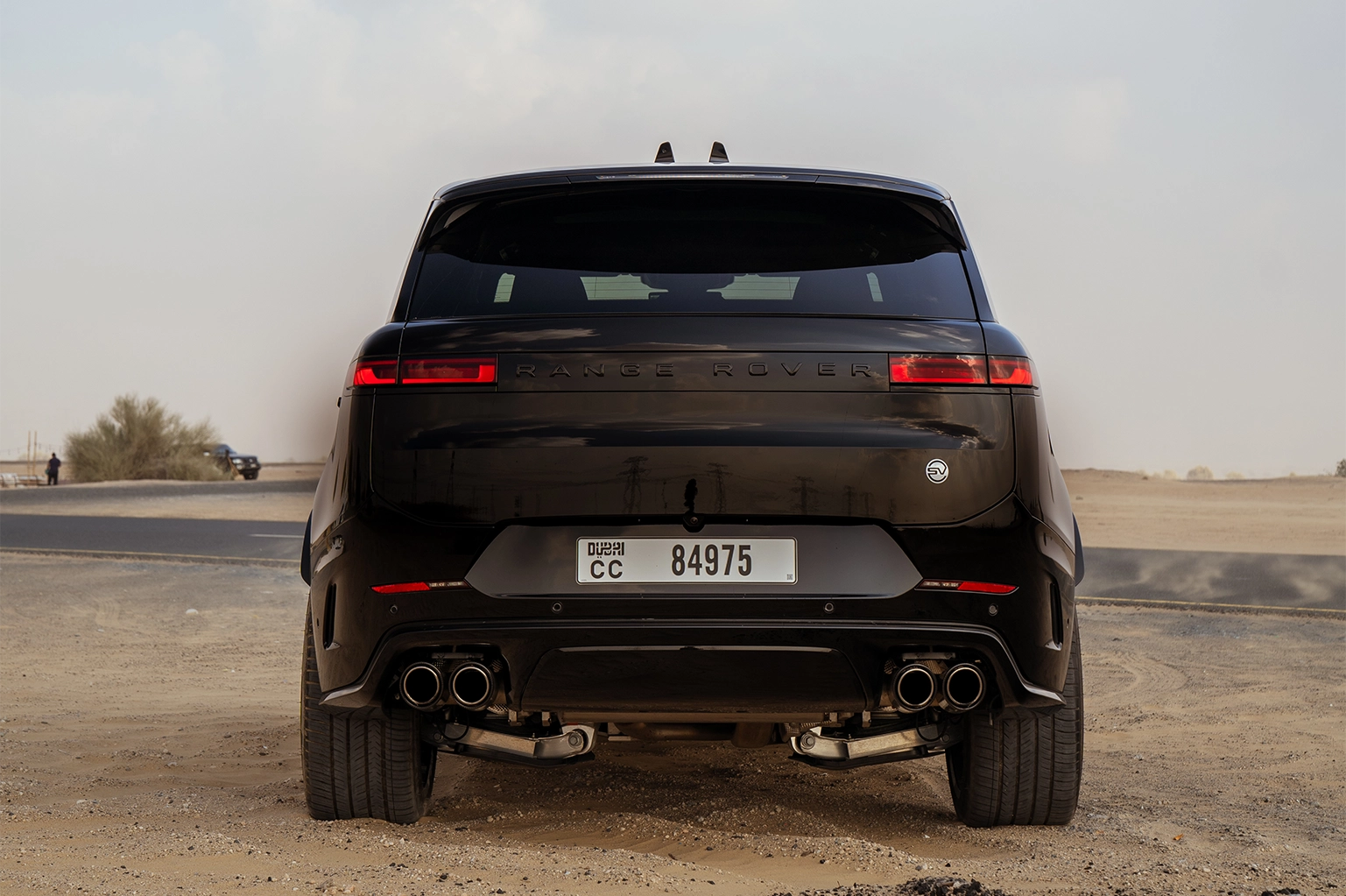 Rent Land Rover Range Rover Sport SV Black in Dubai photo 2