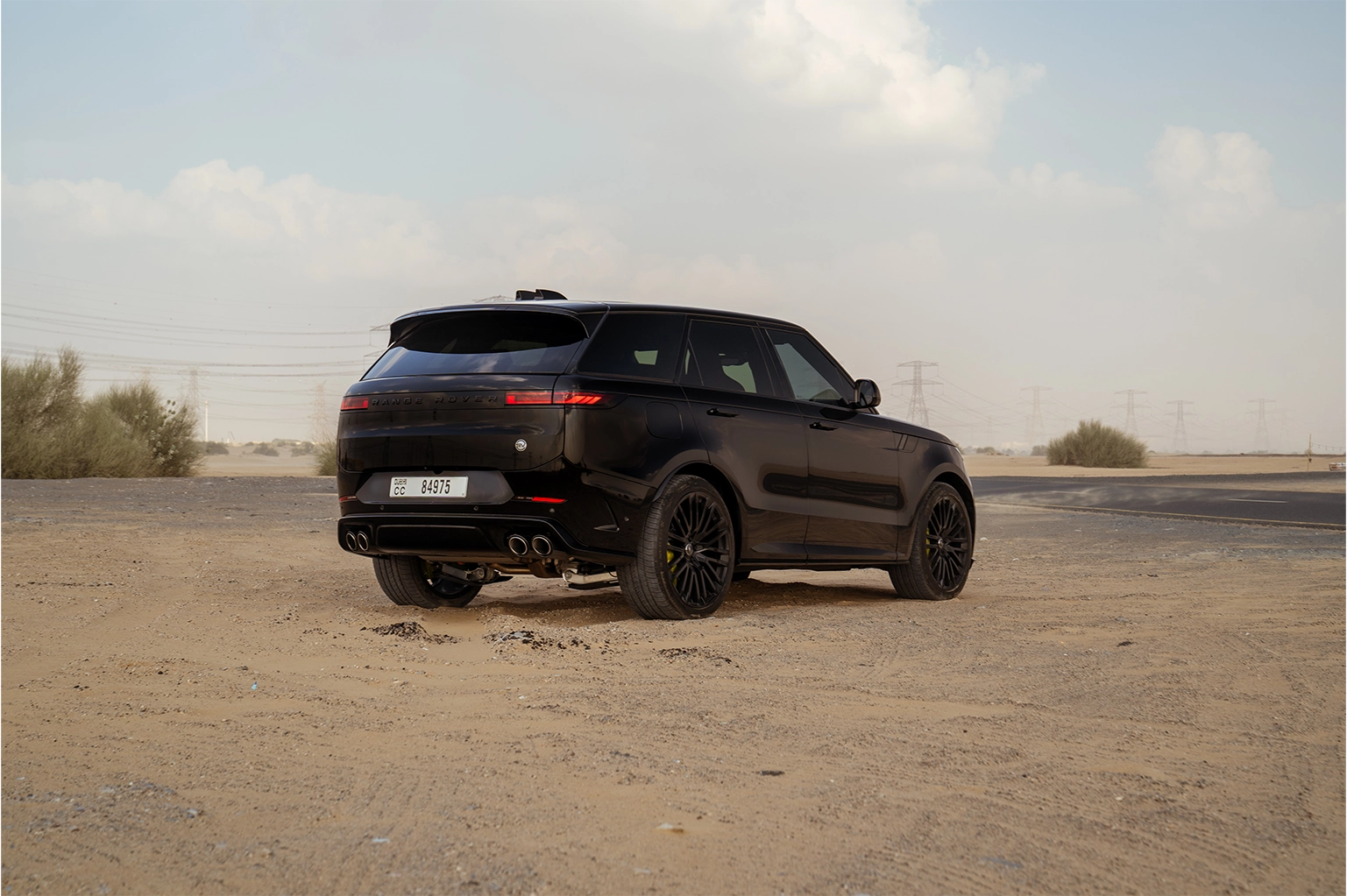 Rent Land Rover Range Rover Sport SV Black in Dubai photo 3