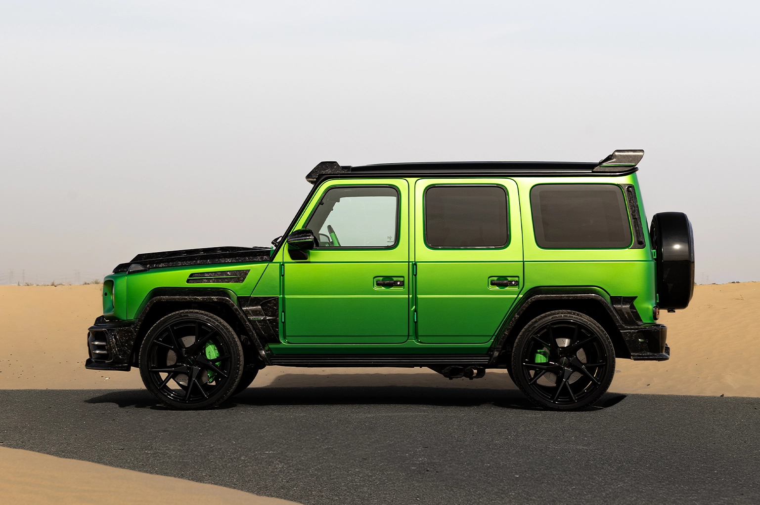 Mercedes-Benz G-Class Mansory P820 Green Rental in Dubai photo 1