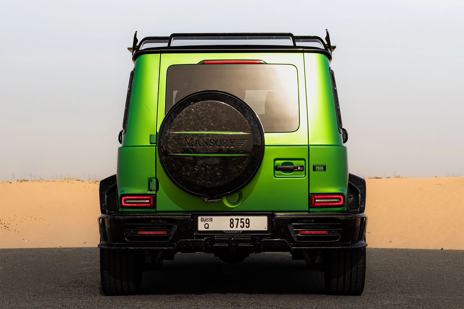 Mercedes-Benz G-Class Mansory P820 Green Rental in Dubai photo 3