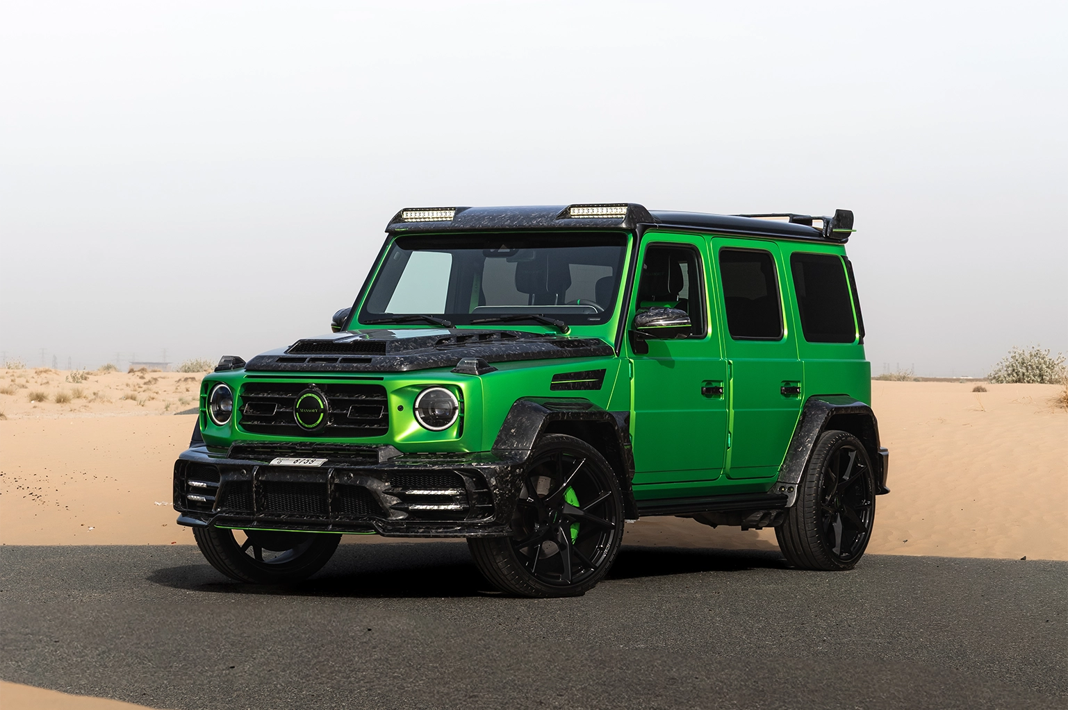 Mercedes-Benz G-Class Mansory P820 Green Rental in Dubai photo 4