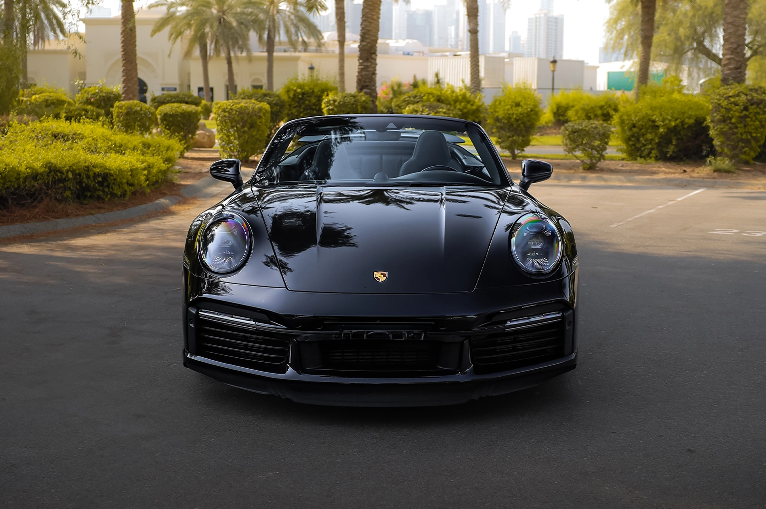 Rent a Porsche 911 Turbo S Black in Dubai photo 5