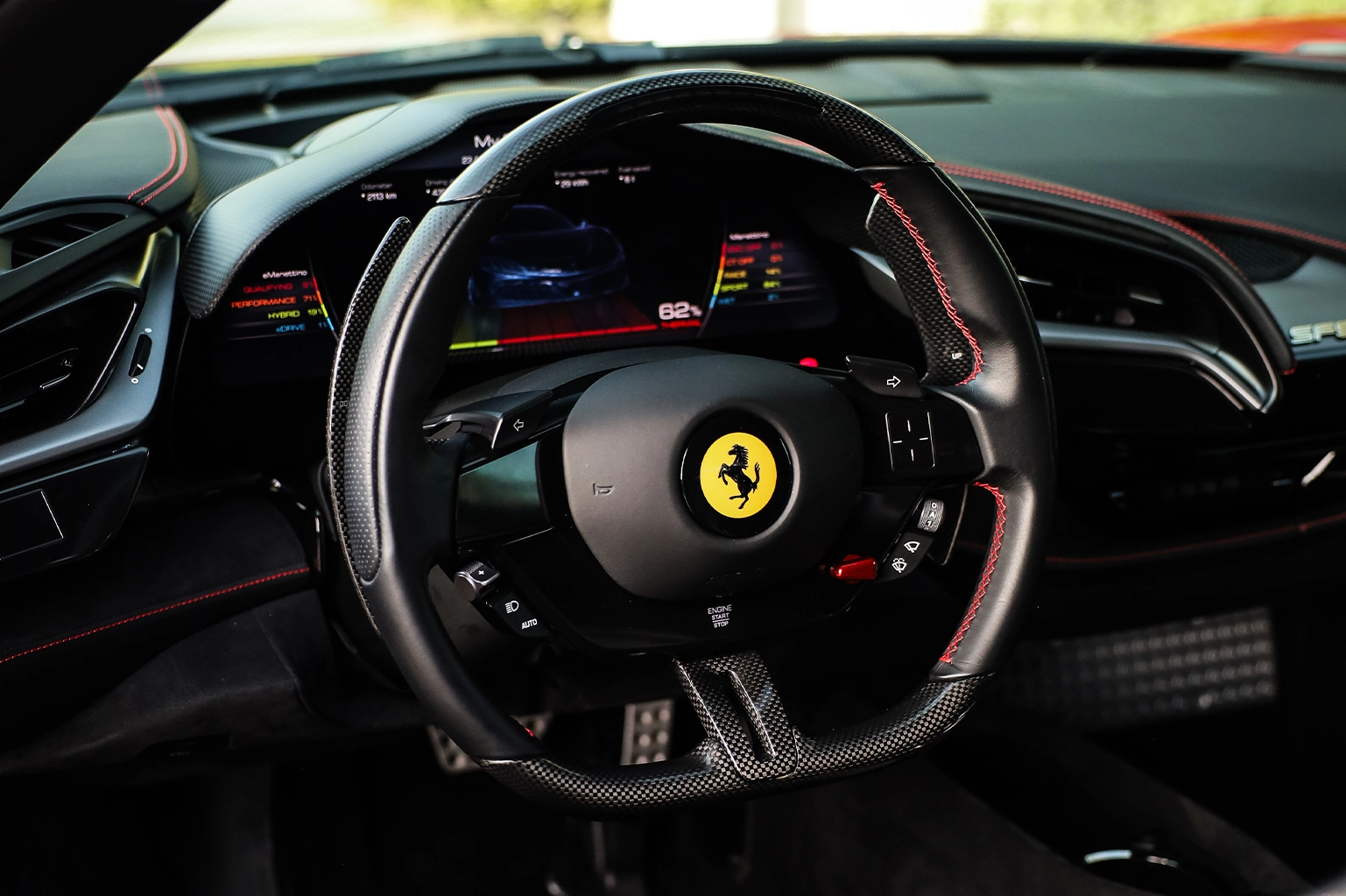 Rent Ferrari SF90 Stradale Red in Dubai photo 5