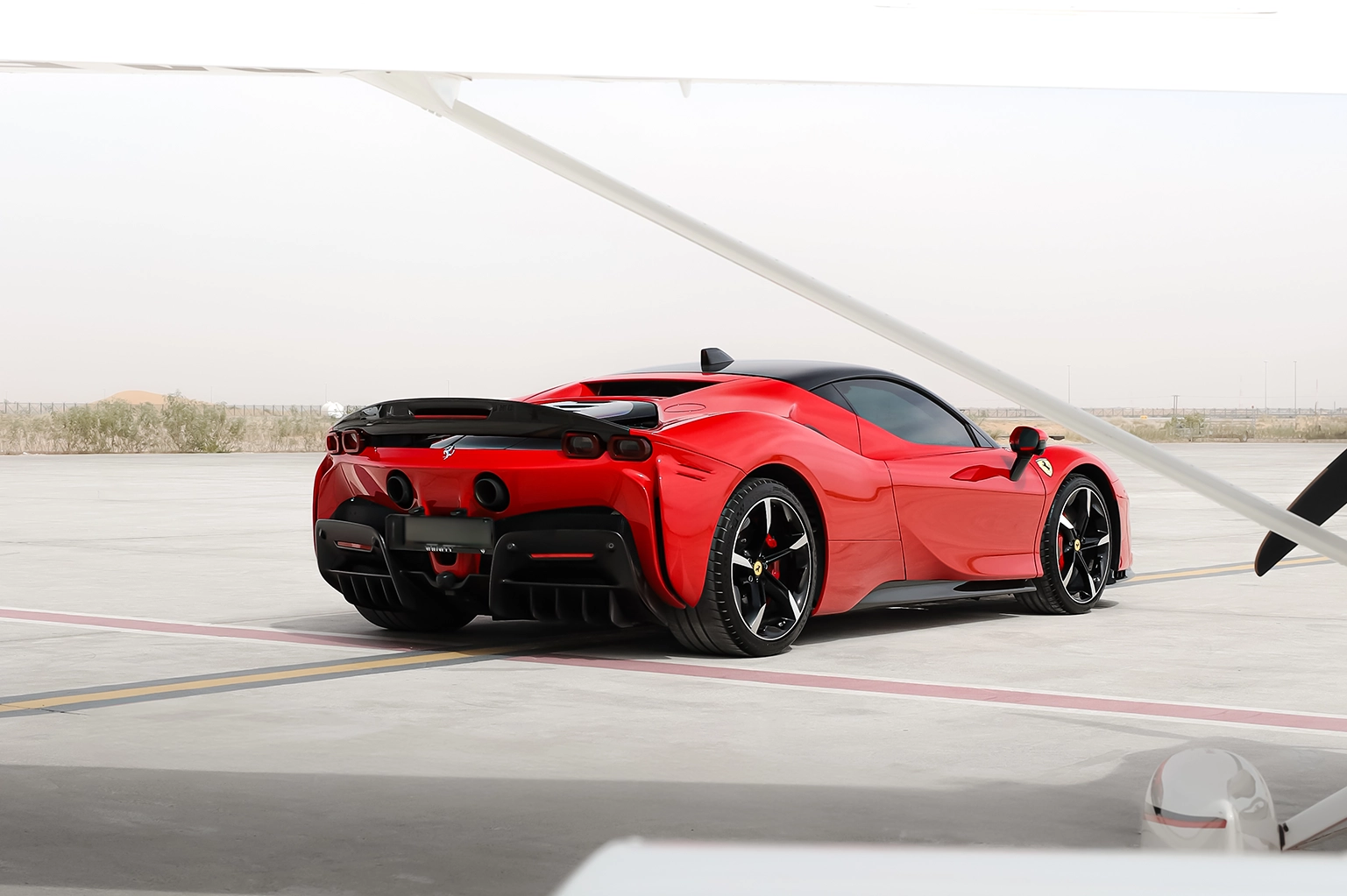 Rent Ferrari SF90 Stradale Red in Dubai photo 6