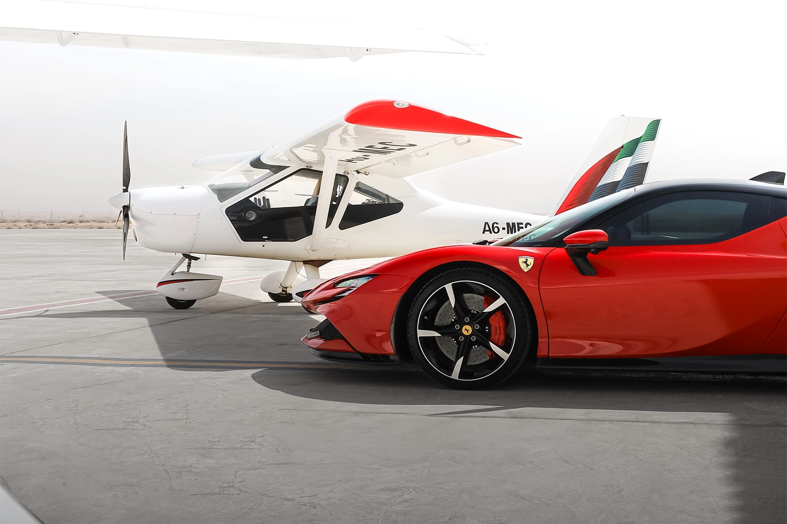 Rent Ferrari SF90 Stradale Red in Dubai photo 8