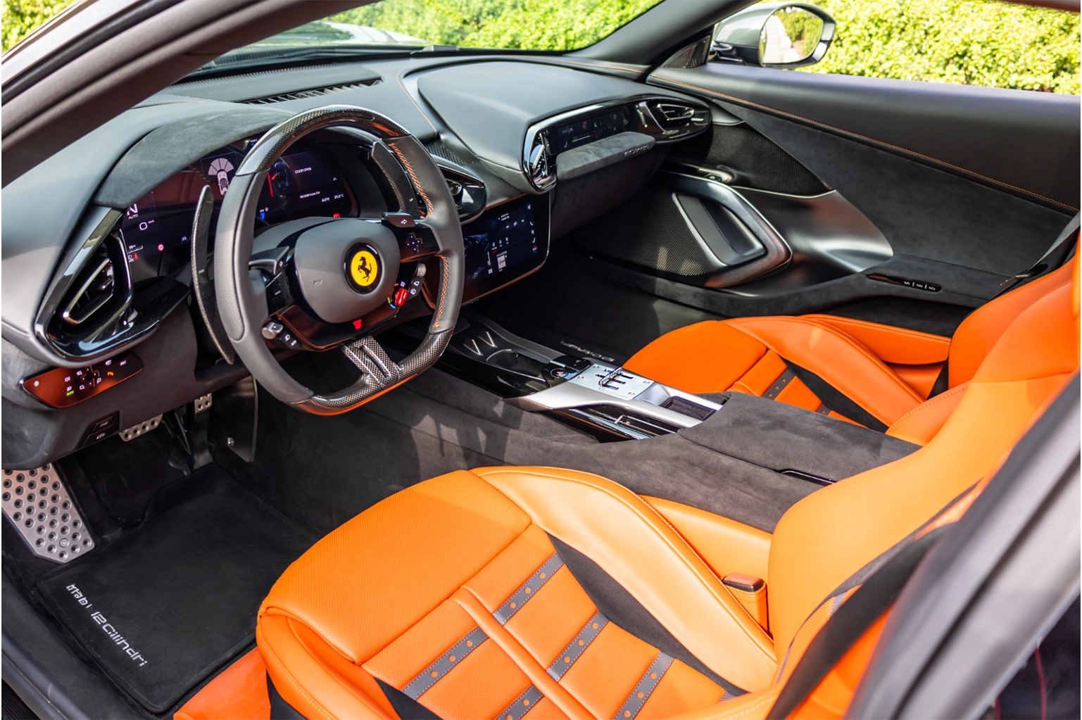 Hire Ferrari 12Cilindri British Green in Dubai photo 5