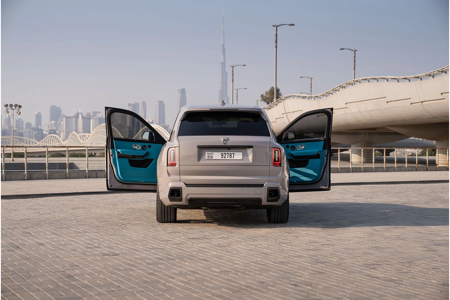 2025 Rolls-Royce Cullinan Brown for Rent in Dubai photo 5