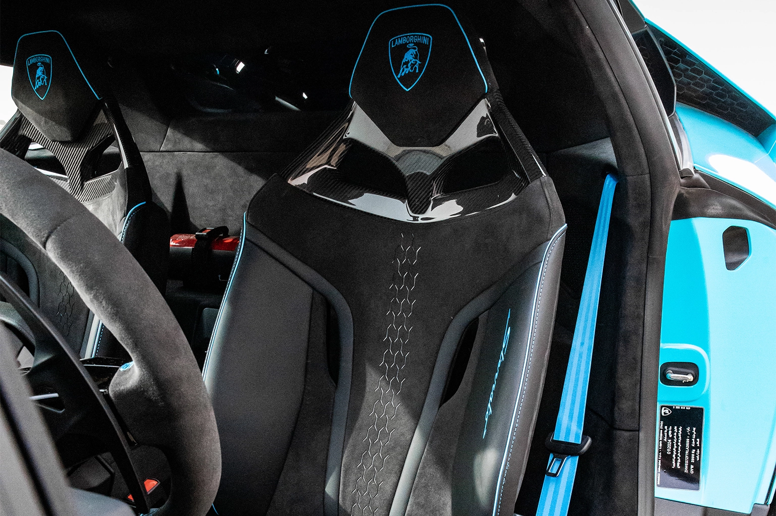 Hire Lamborghini Huracan Sterrato Blue in Dubai photo 5