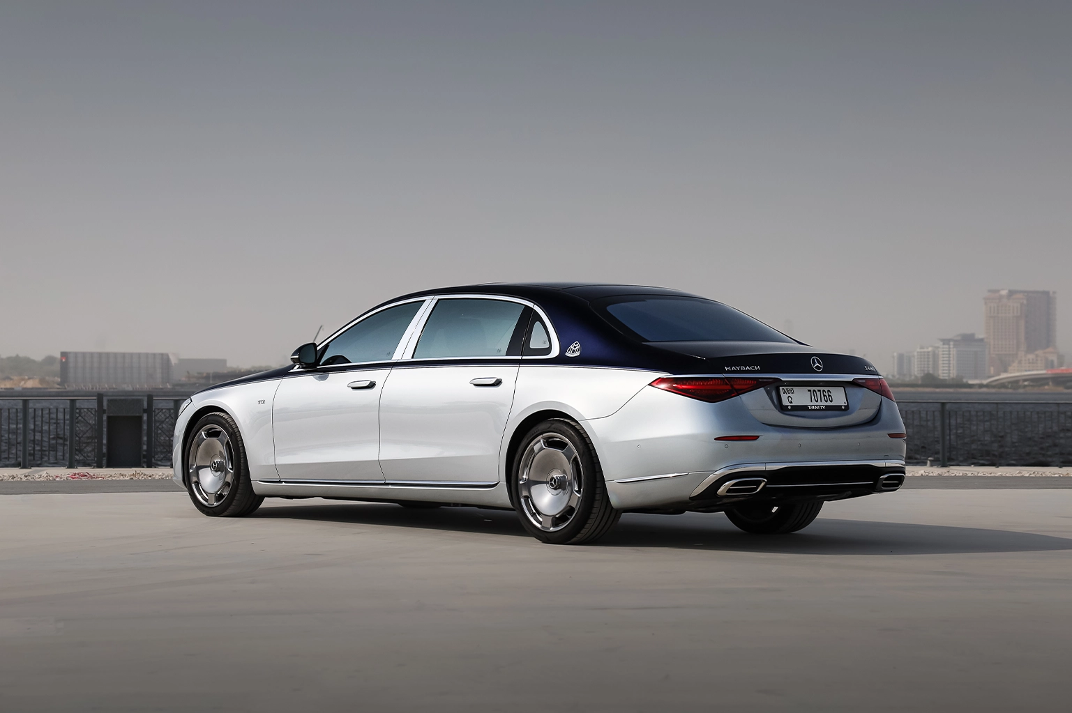 Rent Mercedes-Benz Maybach S680 Edition Silver in Dubai photo 2